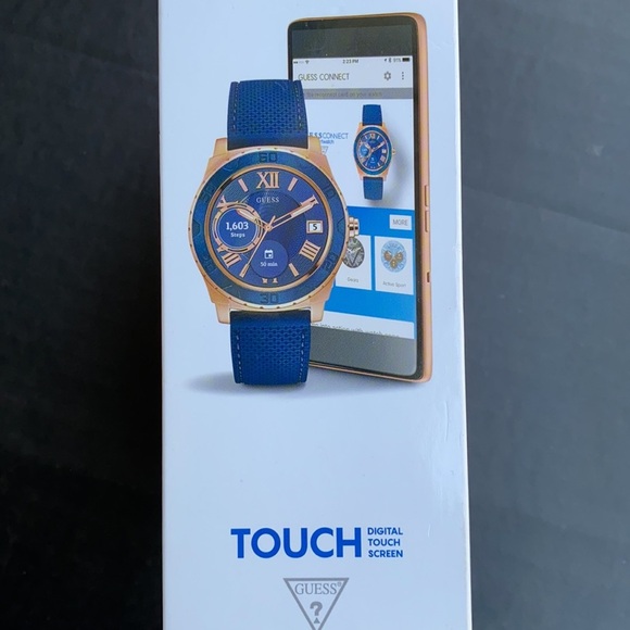 Guess men's Touch Smartwatch - Picture 4 of 6
